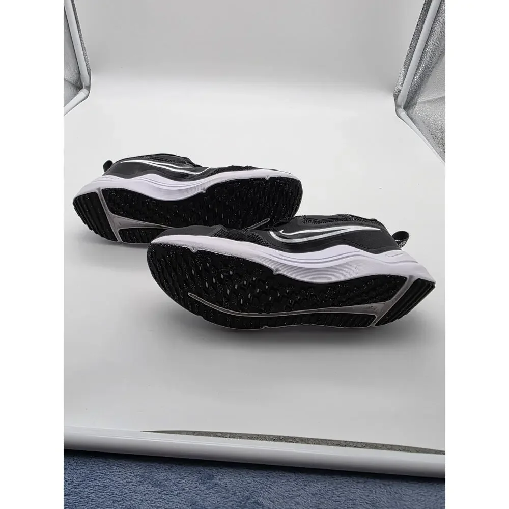 Nike Cosmic Runner Kids Shoes Size 2Y Black Gray Sneakers HM4400-003
